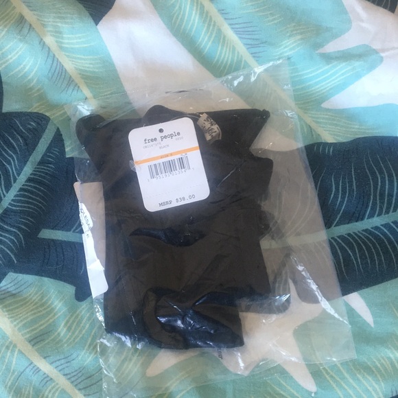 Free People Sierra Bandeau - Black Swiss Dot - Picture 4 of 5